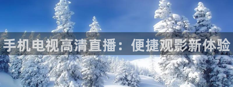 黑白体育比赛在线观看：手机电视高清直播：便捷观影新体验